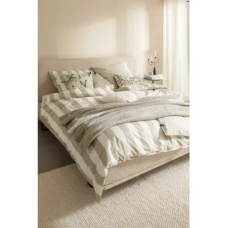 Schöner Wohnen Panel Gestreift Beige 155 x 220 cm + 40 x 80 cm/80 x 80 cm