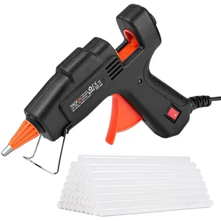 Tacklife Mini Heißklebepistole, 20W 50 EVA Klebestifte, Flexibler Auslöser Überhitzungsschutz Hohe Temperatur, Schnelles Aufwärmen, Sc...