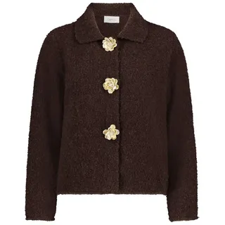 Cartoon Strickjacke Braun 42