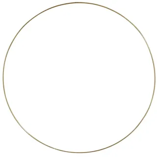 Werner Voß Deko-Ring Hoop, gold Metall, Durchmesser 60 cm