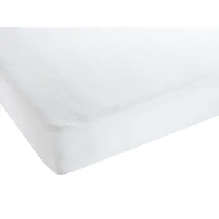 ZOLLNER Matratzenschoner 70 x 140 cm, wasserdicht, verrutscht Nicht, weiß