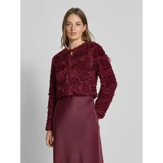 Regular Fit Blazer mit Knopfleiste, Bordeaux, XS