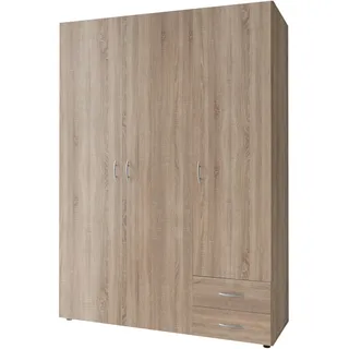 Pol-Power 	Kleiderschrank Base 3-türig sonoma