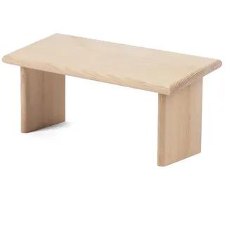 Bodhi Meditationsbank Klassisch | Yoga Hocker aus Holz | Kniesitz Medibank für eine Tiefe Meditation | Ergonomische Yoga Bank | Tragbarer Meditationshocker | Yoga Zubehör zum Knien | Lhasa