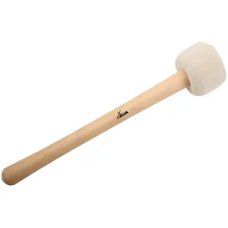 XDrum MBD1-H Marsch Schlägel große Trommel hart (Drumschlägel, Trommelstock, Konzertschlägel für große Trommel, Länge: 32cm, Kopfdurchmesser: 6,5cm)