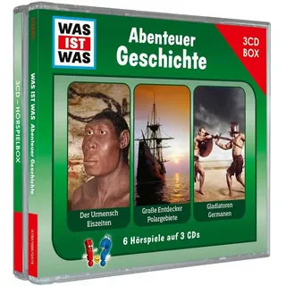 Tessloff WAS IST WAS 3-CD Hörspielbox. Abenteuer Geschichte