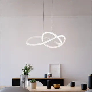EGLO Riaza 1-flg. 83 cm Aluminium/Weiß