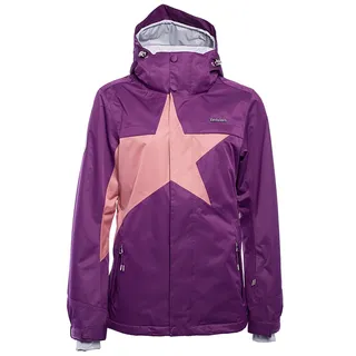 Zimtstern Damen Snowy Herringbone Jacke, lila, S EU