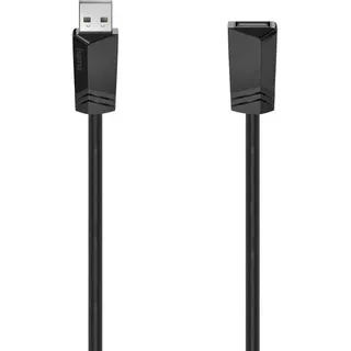 Hama USB-A auf USB-A 1,5 m Schwarz