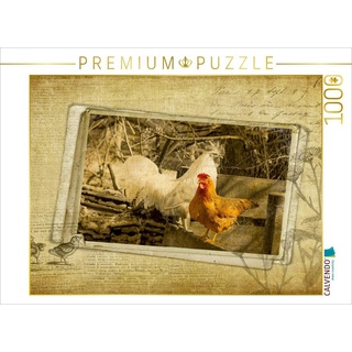 CALVENDO Puzzle CALVENDO Puzzle French Vintage Country 1000 Teile Lege-Größe 64 x 48 cm Foto-Puzzle Bild von Kathleen Bergmann, 1000 Puzzleteile