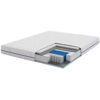 Selsey Matratze, Weiß, Kunststoff, 2-Sitzer, 120x200 cm, Schlafzimmer, Matratzen Shop, Matratzen, Taschenfederkernmatratzen
