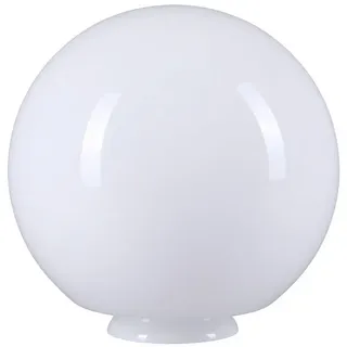 H4L Kugelglas 1-flg. Ø200 mm rund weiß