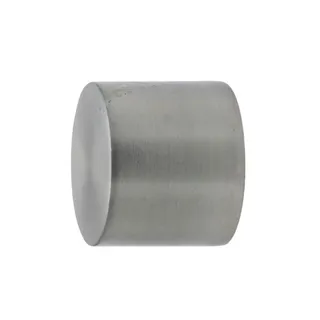 MYDECO Gardinenstangen-Endstück Cap Ø 21 mm 2,4 cm Silber