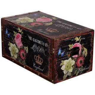 Truhe Kiste SJ 16011 Rosen London England Kiste, Holztruhe