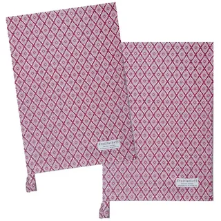 Krasilnikoff Geschirrtuch Biscuit, (2-tlg., 2-teilig), Geschirrtücher ca.50x70cm Baumwolle