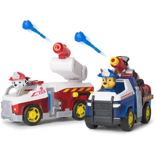 Psi Patrol, Feuerwehr Roll & Rescue 2er Pack, Chase & Marshall Figuren mit Rettungsfahrzeugen und Kugeln, Kinderspielzeug für Kinder und Mädchen ab 3 Jahren