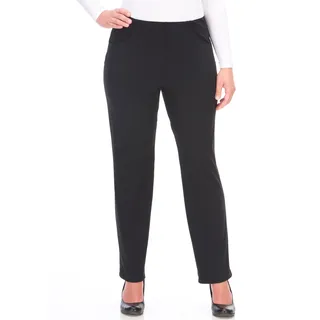 Schlupfhose KJBRAND "Susie" Gr. 54 (27), K-Gr, schwarz Damen Hosen Schlupfhosen mit elastischem Schlupfbund