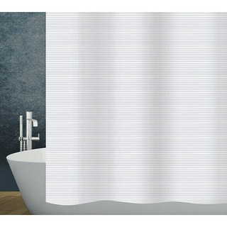 Diaqua Textil-Duschvorhang Linea  (120 x 200 cm, Weiß)