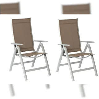 Merxx Carrara Klappsessel 60 x 70 x 108 cm taupe