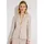 More More Slim Fit Reverskragen und Paspeltaschen beige 34