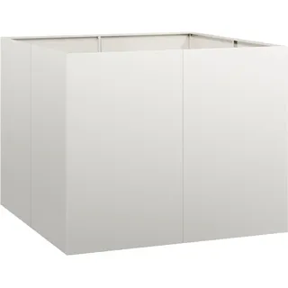 vidaXL Pflanzkübel 100 x 100 x 80 cm Weiß