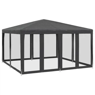 vidaXL Partezelt 4 x 4 m inkl. 8 Seitenteile Anthrazit