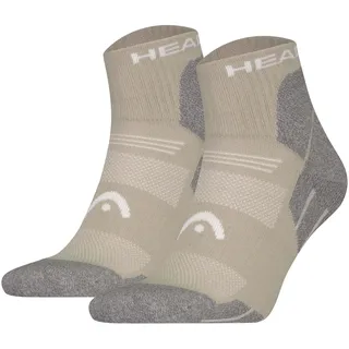Head HIKING ALL CLIMATES QUARTER Sneakersocken 2er Pack Grau 43-46