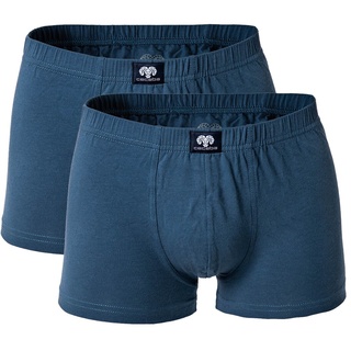 CECEBA Herren Shorts, Vorteilspack - Short Pants, Basic, Baumwolle Stretch, M-8XL, einfarbig Blau 5XL 2er Pack (1x2P)