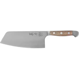 Güde Messer Solingen Kochmesser Güde Alpha Chai Dao 16cm, Walnuss