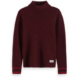 Scotch & Soda Fleecepullover Scotch & Soda Herren Pullover chic turtleneck 152375 rot S