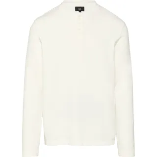 QS Gewaschenes Henley-Longsleeve beige XXL