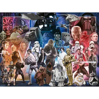 Ravensburger Star Wars Whole Universe 1500 Teile Puzzle | Einzigartiges Teiledesign | Softclick Technologie Puzzle-Enthusiasten