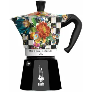 Bialetti Moka Express 6 Tassen Blau/Mehrfarbig