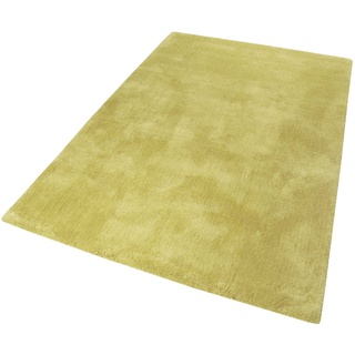 Hochflor-Teppich ESPRIT "Relaxx" Teppiche Gr. B/L: 160 cm x 230 cm, 25 mm, 1 St., gelb (senfgelb, gelb) Esszimmerteppiche
