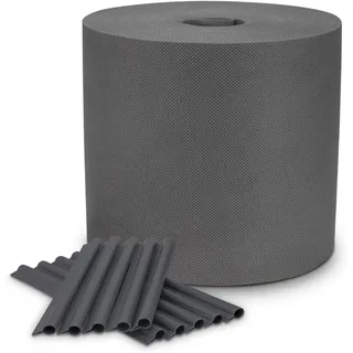 Covert It Garten Sichtschutz Zaun Graphit 19cmx33m - Sichtschutz für Zaun -Doppelstabmattenzaun Komplett 150g/m2 - Sichtschutzstreifen für Doppelstabmatten - Sichtschutz für Stabmattenzaun