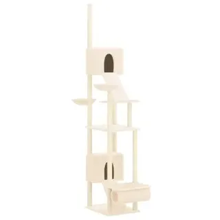 vidaXL Kratzbaum Deckenhoch 277-303 cm creme