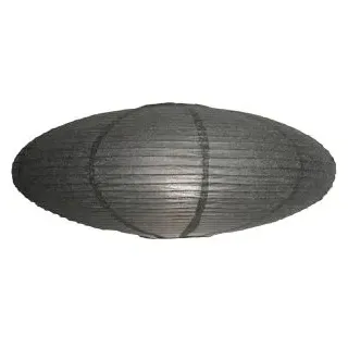 Nordlux Villo 1-flg. 60 cm oval grau Papier