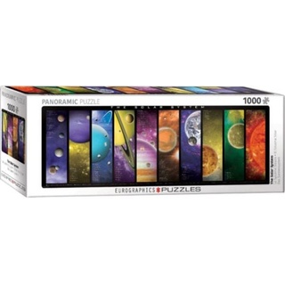 Eurographics 6010-0308 - The Solar System , Panorama Puzzle - 1000 Teile