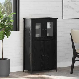 vidaXL Highboard 62 x 106,5 x 32 cm Schwarz
