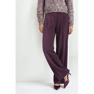 richroyal Bundfaltenhose Wide Leg lila 42
