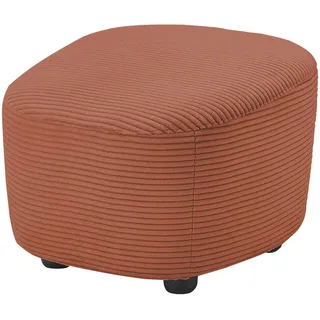 SetOne by Musterring Hocker, Orange, Kunststoff, oval, 54x41x57 cm, Stoffauswahl, Wohnzimmer, Hocker, Sitzhocker