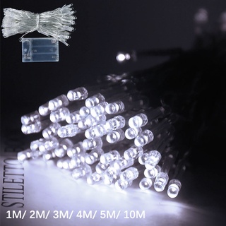 4M 40LEDs LED Lichterkette Batteriebetrieben Batterie Innen Weihnachtslichterkette Weihnachtsbeleuchtung Party Hochzeit Deko, Weiß