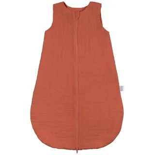 Makian Baby Schlafsack Musselin Terracotta 1,0 TOG 60