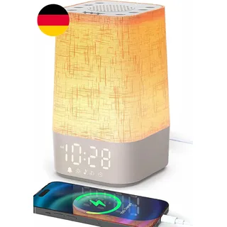 Tageslichtwecker Mit 30 Naturgeräuschen,Wecker Mit Licht Sonnenaufgang,Dimmbar N