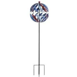 Dehner Eisen-Windrad Globe, ca. H186 cm
