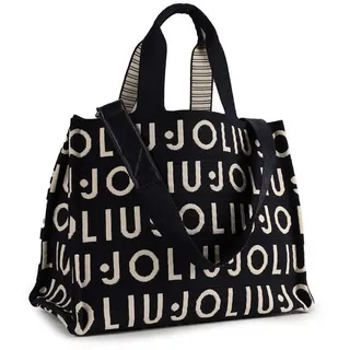 Liu•Jo Knitted Logo Shopper Polyurethan Blue