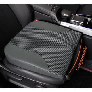 kingphenix Autositzkissen – Memory Foam Sitzkissen für Fahrerkomfort – Druckentlastung für Steißbein und Rücken – Für Auto, LKW oder Bürostuhl (Dunkelgrau)