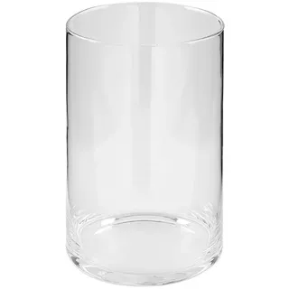 Fink Dekovase FINK Glaszylinder Gordon mit Boden - transparent - H. 18cm x D. 12cm (1 Stück)