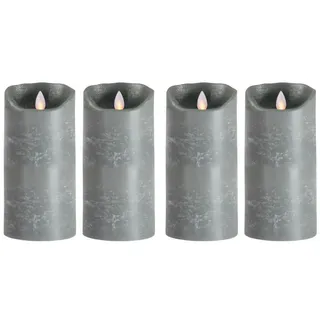SOMPEX LED-Kerze 18 cm grau