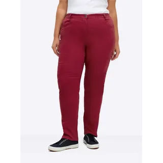 Sieh an! Jeans in weinrot | Gr.: 225